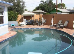 Outside Pool Area